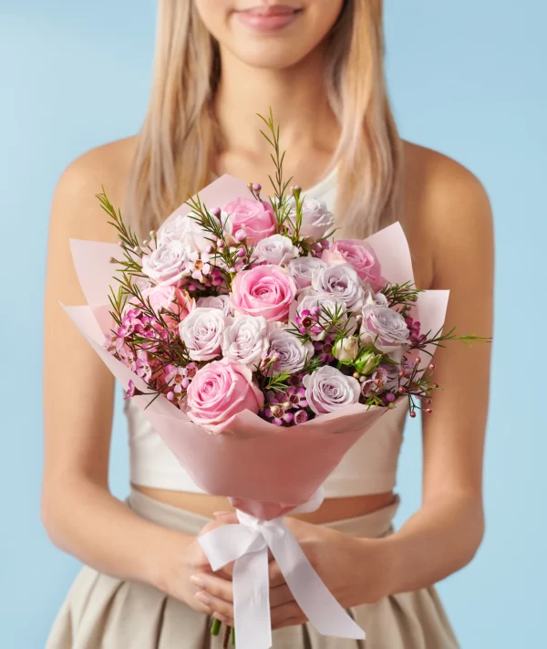 Pink Rose Bouquet